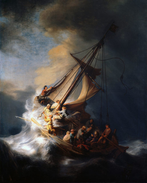 Rembrandt’s “The Storm on the Sea of Galilee”