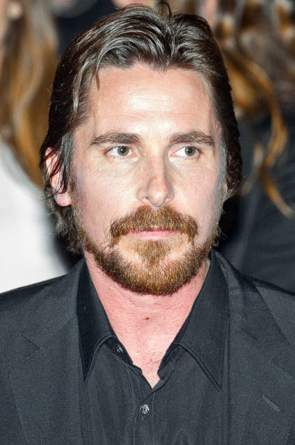 Actor Christian Bale leaving the press conference Photo Credit