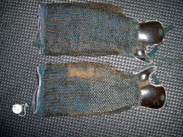 Antique Japanese gauntlets known as Kote. Photo Credit