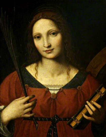 A painting of Saint Catherine by Bernardino Luini