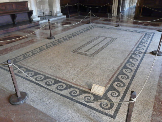 Byzantine mosaic from Kos.    Photo Credit