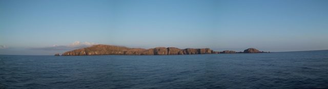 Fair Isle viewed from the west. Photo Credit
