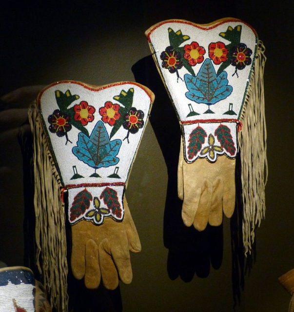 Gauntlets in the National Cowboy & Western Heritage Museum. Photo Credit