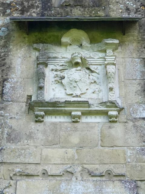 Coat of arms over the main entrance