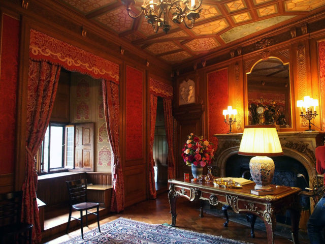 Interior of one of the rooms inside the castle  Photo Credit