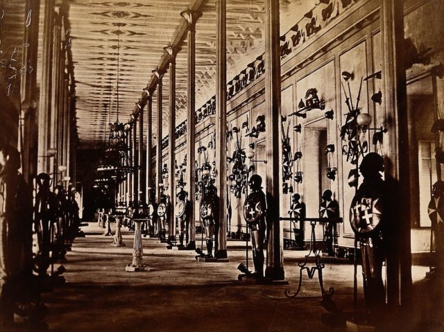 Palace Armoury in the 1880s Photo Credit