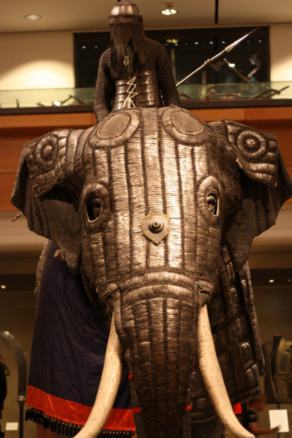 Royal Armouries, Leeds – October 2015 War Elephant Armour. Photo Credit