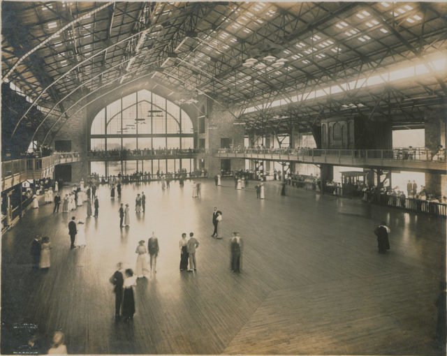 The dance hall in its heyday, 1914