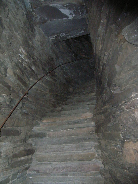 The staircase at the broch  Photo Credit