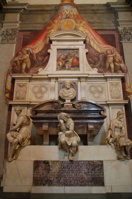The tomb of Michelangelo 
