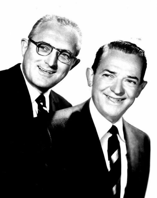 Tommy and Jimmy Dorsey as hosts, 1955