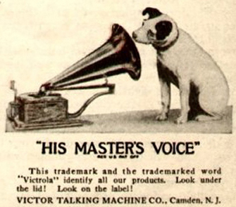 1921 Victor Talking Machine company advertisement.