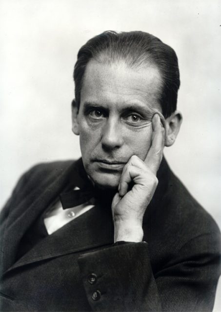 Walter Gropius (circa 1919). Widely regarded as one of the pioneering masters of modernist architecture