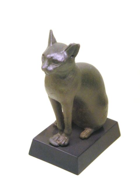 Ancient Egyptian statue of Bastet in the form of a domestic cat. Photo Credit