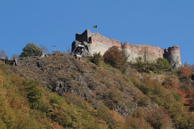 Ruins of Poienari Castle, the scene of a popular tale about Vlad  Photo Credit