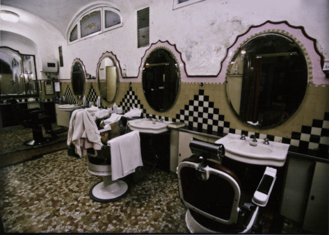 Inside – the barber’s shop.Photo Credit