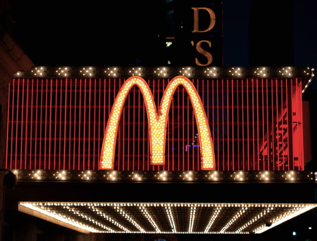 McDonald’s sign in Times Square, New York. Photo Credit
