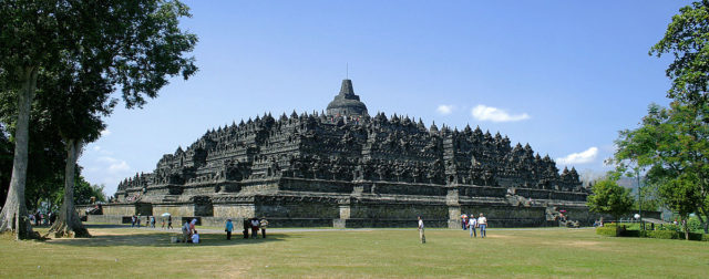 The Borobudur Temple, viewed from the northwest. Photo Credit