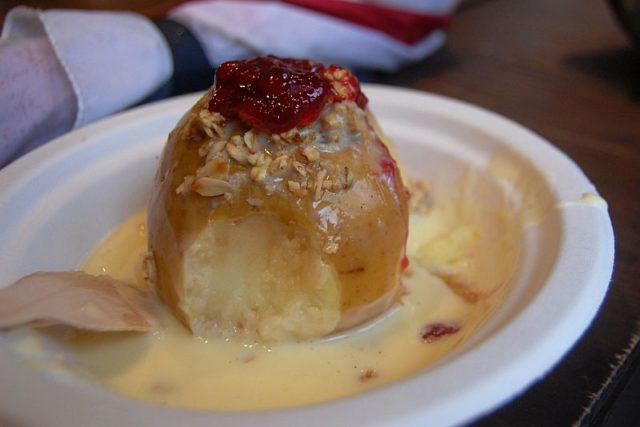 Baked apple. Photo Credit