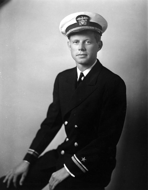 Lt. (jg) John F. Kennedy, 1942. Turgeon Studios, Potomac, Maryland.