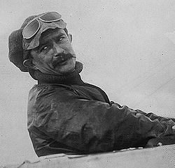 Socialist aviator Jules Védrines, winner of the race