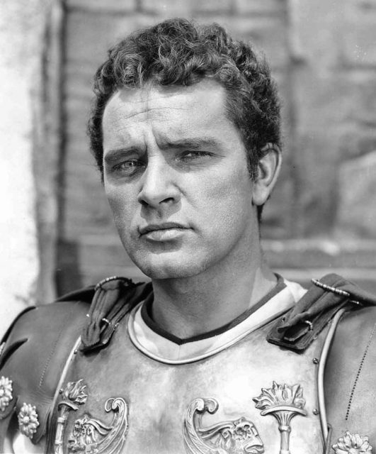 Photo of Richard Burton in “The Robe,” 1953. Burton was a regular guest on the beaches of Varosha during the 1970s.