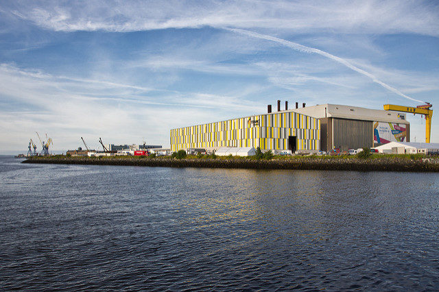 Titanic Studios, located in the historic Titanic Quarter of Belfast, is a massive fully-functioning film studio in Northern Ireland, currently home to HBO’s “Game of Thrones” series. Photo Credit