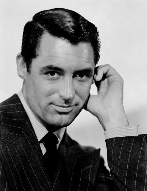 Publicity photo of Cary Grant for Alfred Hitchcock’s Suspicion (1941)