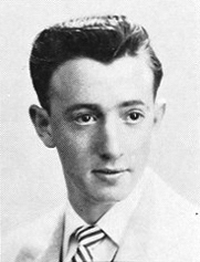 Allen as a high school senior, 1953.
