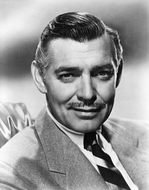 1940 publicity photo of Clark Gable
