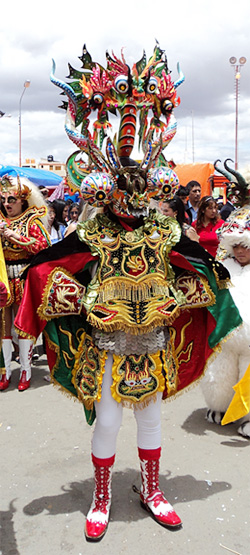Diablada at the Carnival of 2 February 2011. Photo credit