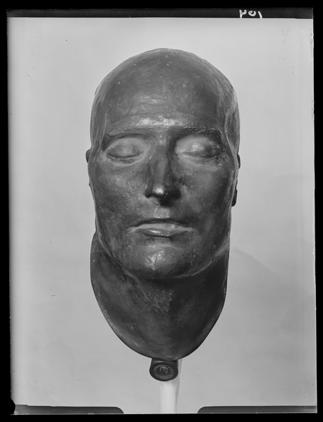 The death mask of Napoleon Bonaparte