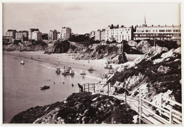 Tenby from St. Katherines Rock, West Wales c. 1880