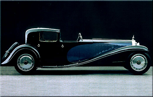 The Coupe Napoleon which was the personal car of Bugatti.