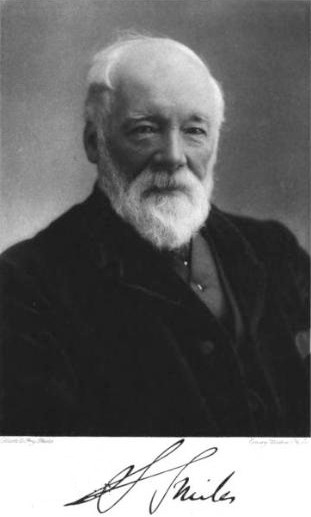 Photograph of Samuel Smiles the author, the frontispiece of The Autobiography of Samuel Smiles, LLD