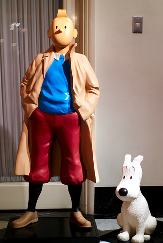 Tintin is one of the most beloved figures in the comic book world. Photo Credit