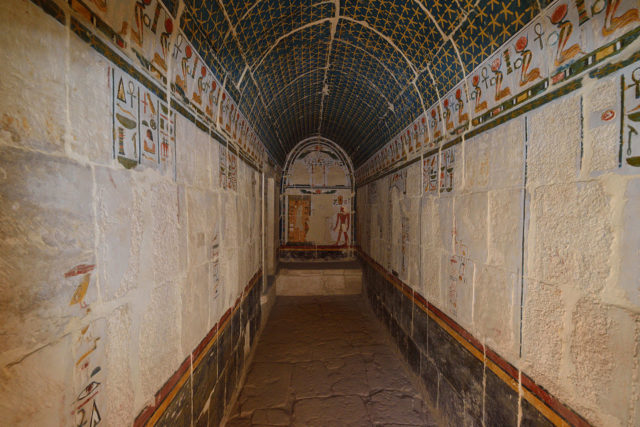 Inside Hatshepsut’s temple. Photo Credit