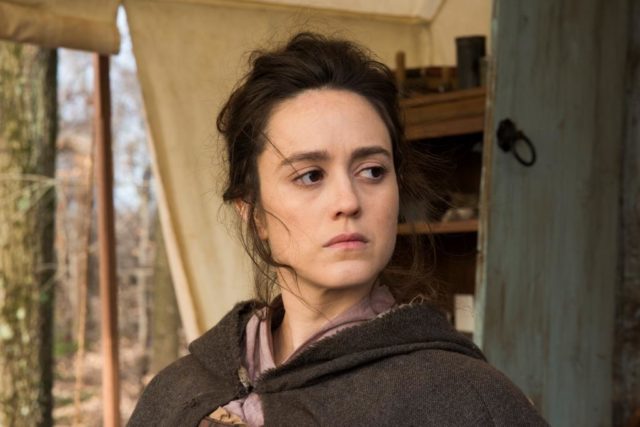 Anna Strong, played by Heather Lind, was a real woman who signaled the spy ring by hanging a black petticoat on her clothesline in Setauket Photo Credit: Antony Platt/AMC