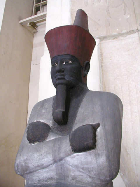 The seated statue of Nebhepetre Mentuhotep II. Photo Credit