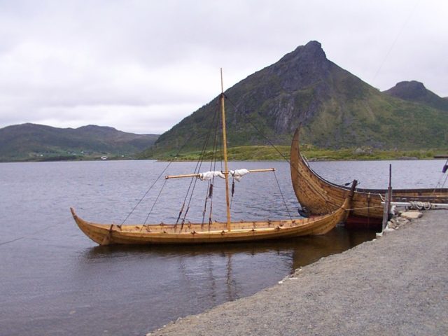The smaller ship is known as Vargfotr. Photo Credit