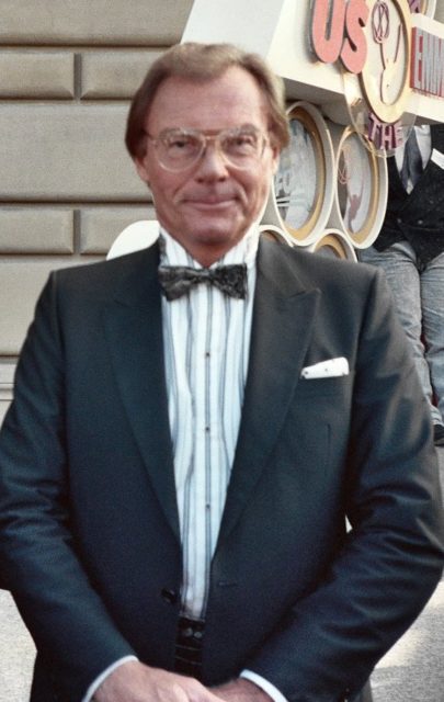 West in 1989 at the 41st Primetime Emmy Awards. Alan Light CC BY 2.0