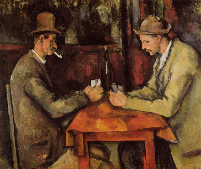 “The Card Players” by Paul Cézanne, Musée d’Orsay, Paris.