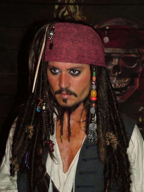 Jack Sparrow (Johnny Depp) – not really him, of course, but his Madame Tussaud’s waxwork. Photo Credit