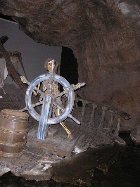 An image from inside the ride in the Disney Theme Park. Photo Credit