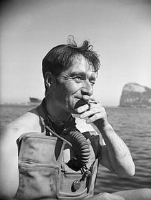 A portrait of Lieutenant Lionel Crabb, RNVR, Officer in Charge of the Underwater Working Party in Gibraltar
