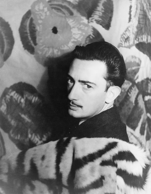 Photo of Salvador Dalí dated November 29, 1939