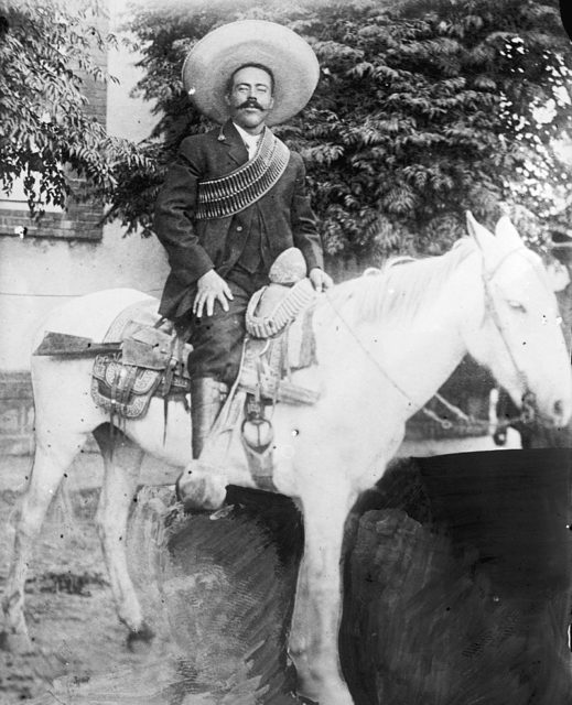 Doroteo Arango Arámbula (June 5, 1878 – July 23, 1923), better known as Francisco or “Pancho” Villa, the Mexican Revolutionary general.