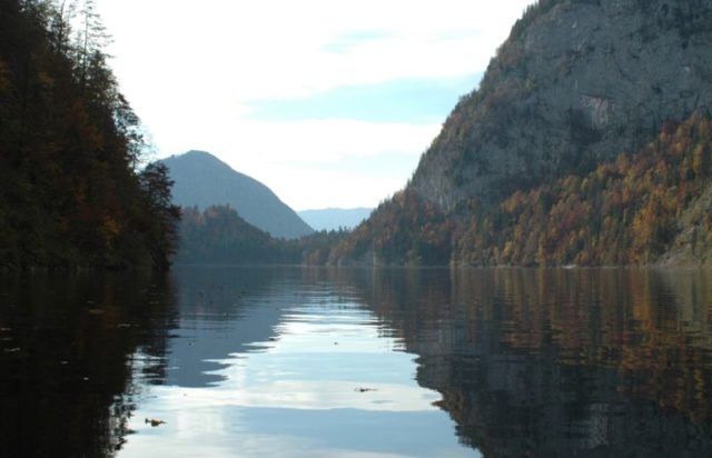 Lake Toplitz, Austria, where the SS dumped the printing equipment and the majority of the counterfeit currency.