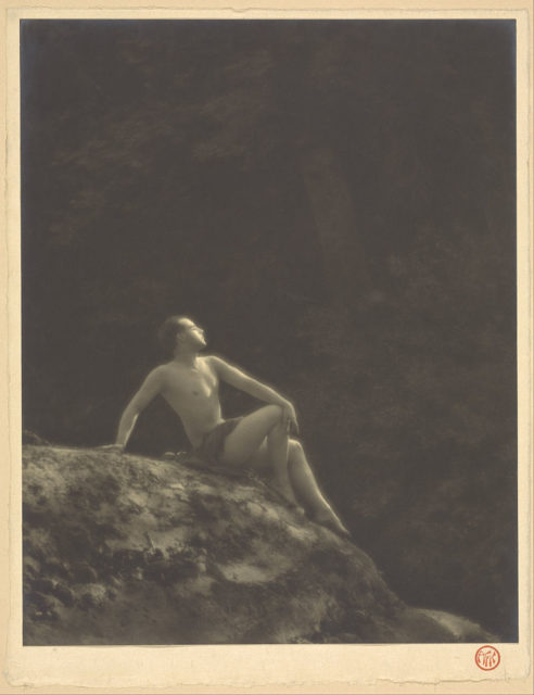 Ted Shawn, c. 1918, photographed by Arthur F. Kales