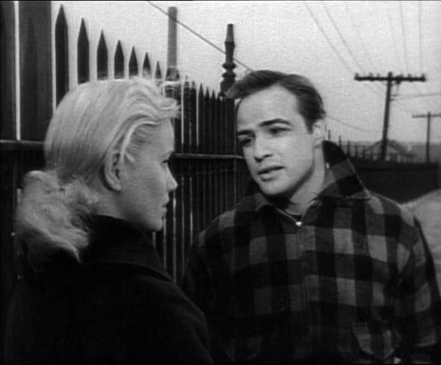Brando with Eva Marie Saint in the trailer for On the Waterfront (1954)